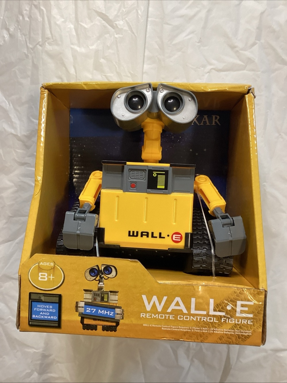 Walls Yellow and Gray WALL·E Remote Control Figure